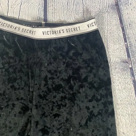 Victoria's Secret Logo Crushed Velvet Bike Short - Picture 4 of 7